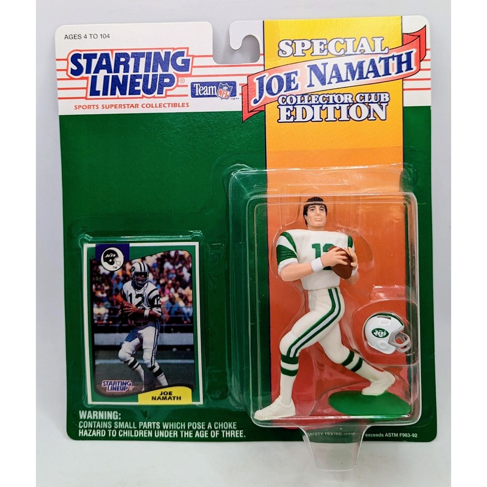 1994 Starting Lineup Collector Club Joe Namath New York Jets Football Figure